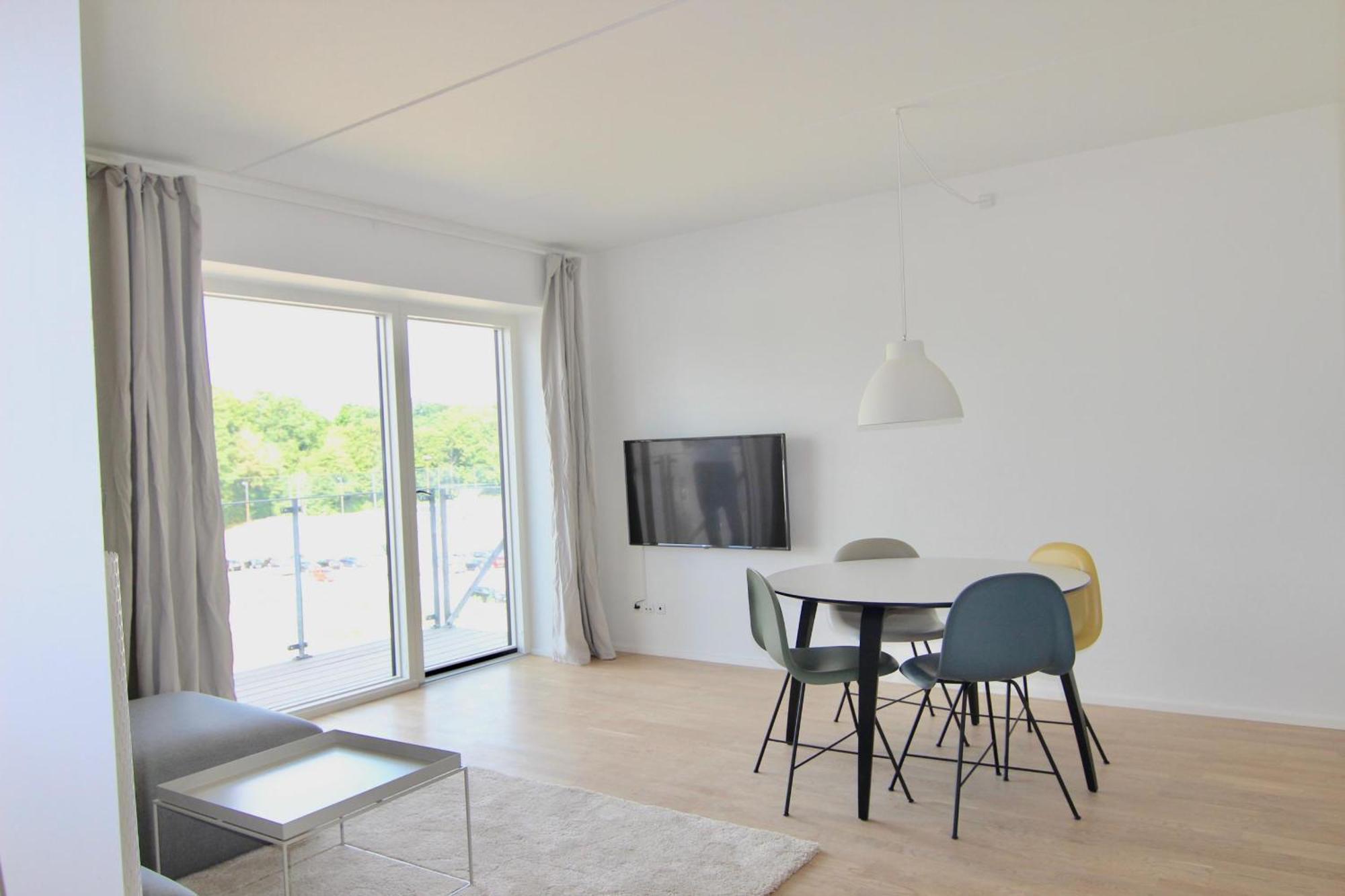 Ferienwohnung Great 1-Bed Wbalcony By Odense Harbour Exterior foto
